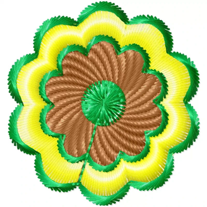 Small Abstract Embroidery Design