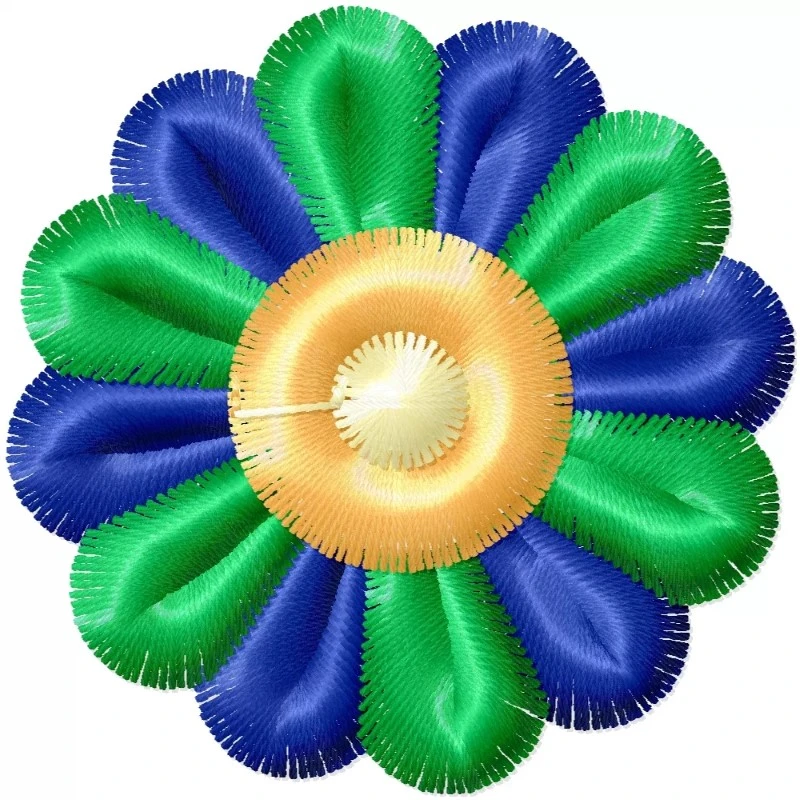 Small 2X2 Flower Machine Embroidery Design Small 2X2 Flower Machine Embroidery Design