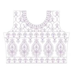 New & Simple Paisley Patch Embroidery Design
