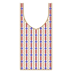 Old Indian Retro Neckline...