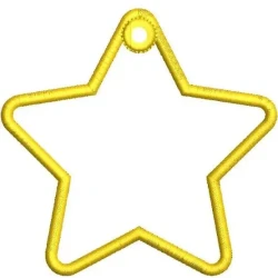 Eyelet Star Outine Embroidery Design