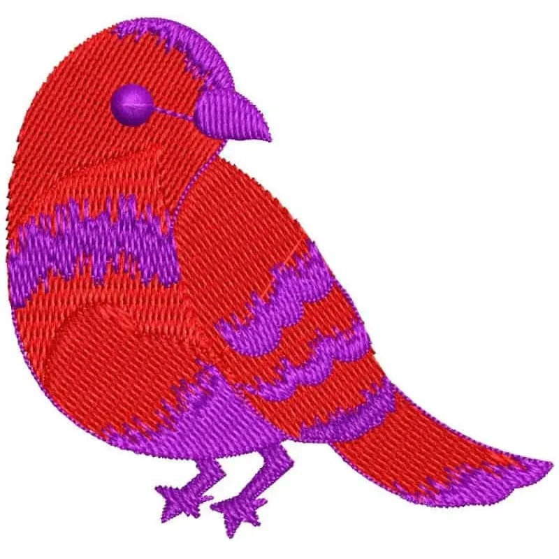 Sparrow Bird Embroidery Design Sparrow Bird Embroidery Design