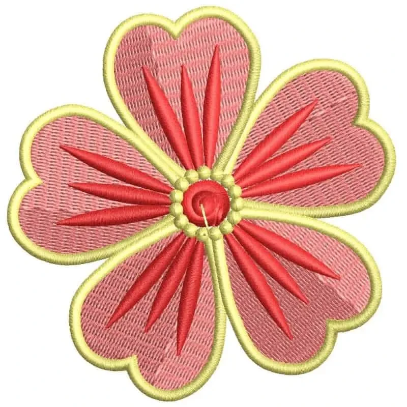 Floral Embroidery Design Indian