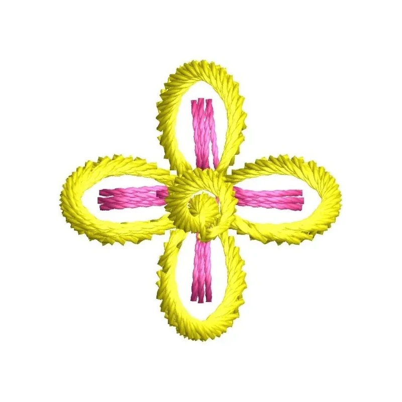 2x2 Small Mini Floral Outline Embroidery 2x2 Small Mini Floral Outline Embroidery