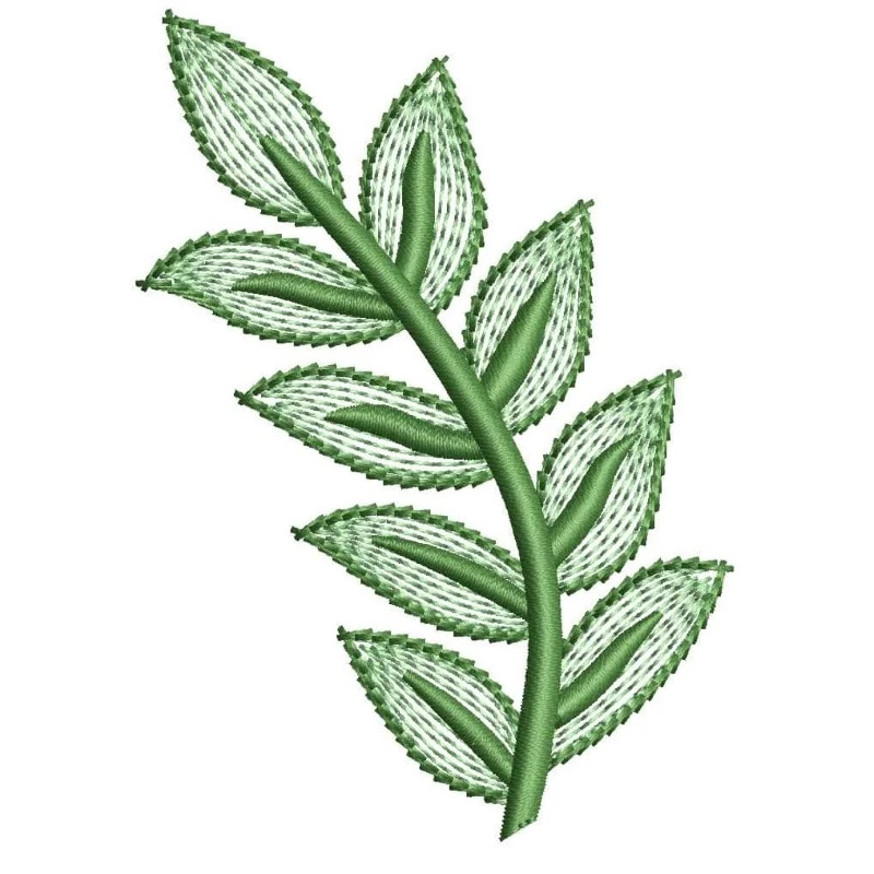 Leaves Embroidery Design Freebie