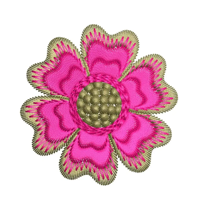 2x2 Mini Floral Embroidery Design