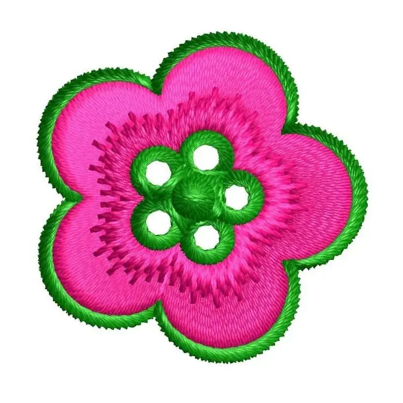 2x2 Flower Mini Embroidery Design