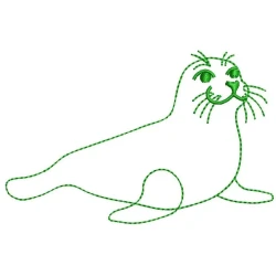 Seal Outline Animal...