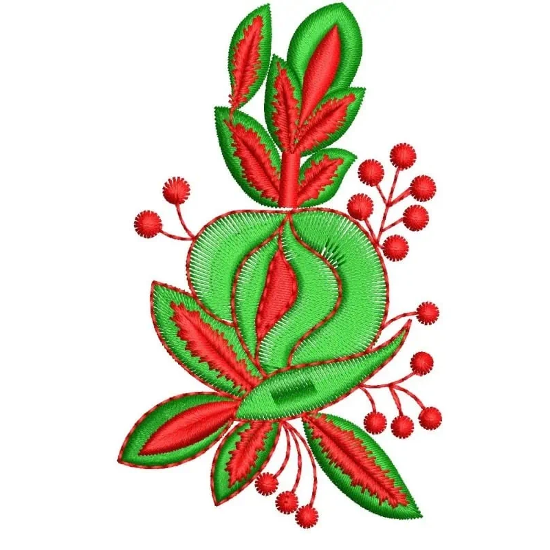 Floral Embroidery Design Freebie