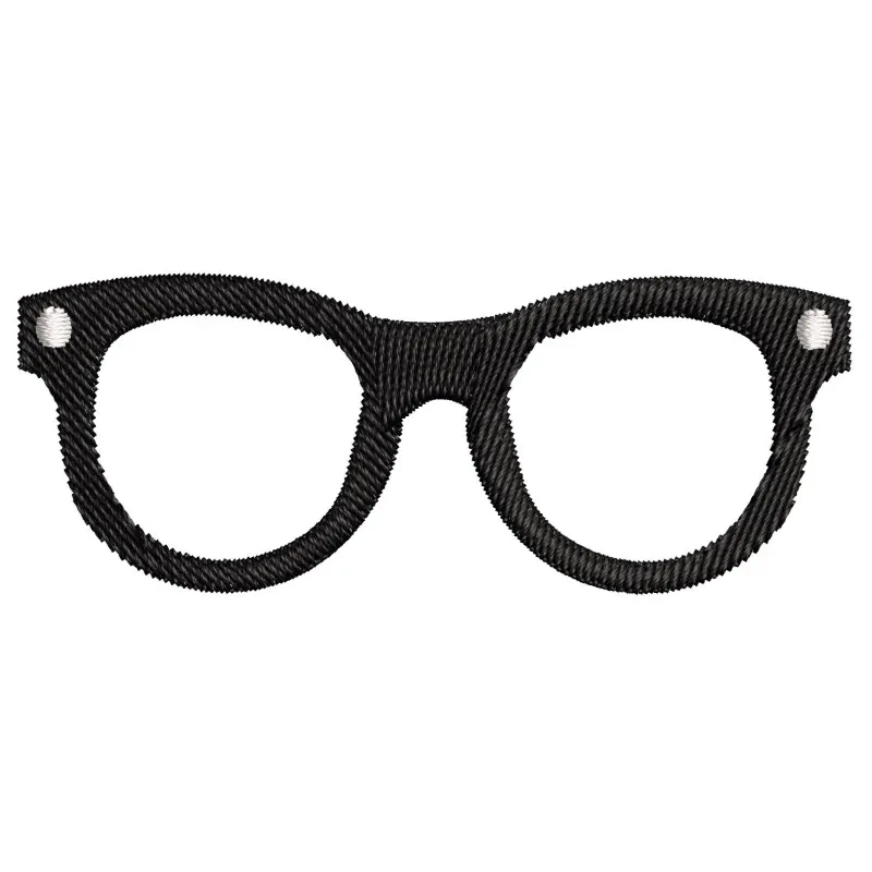 Eyeglasses Spectacles Frame Machine Embroidery Design