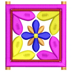 Square Floral Block Freebie...