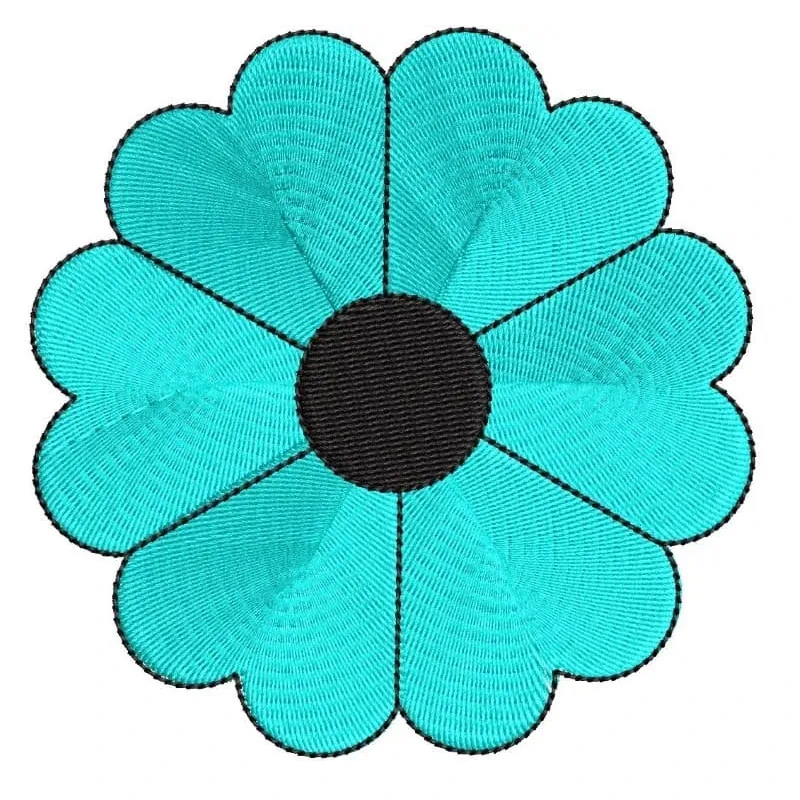 Free Embroidery Flower Freebie Design